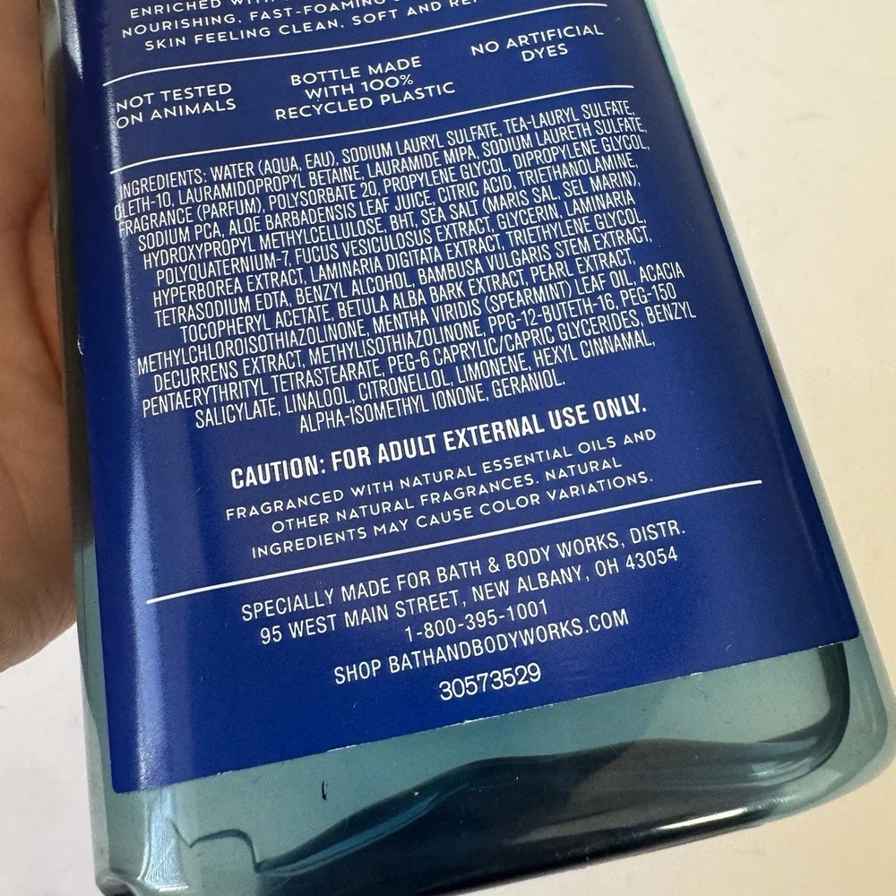 Bath & Body Works Mimosa Spearmint Sea Salt Therapy Body Wash 8 oz RARE New BBW